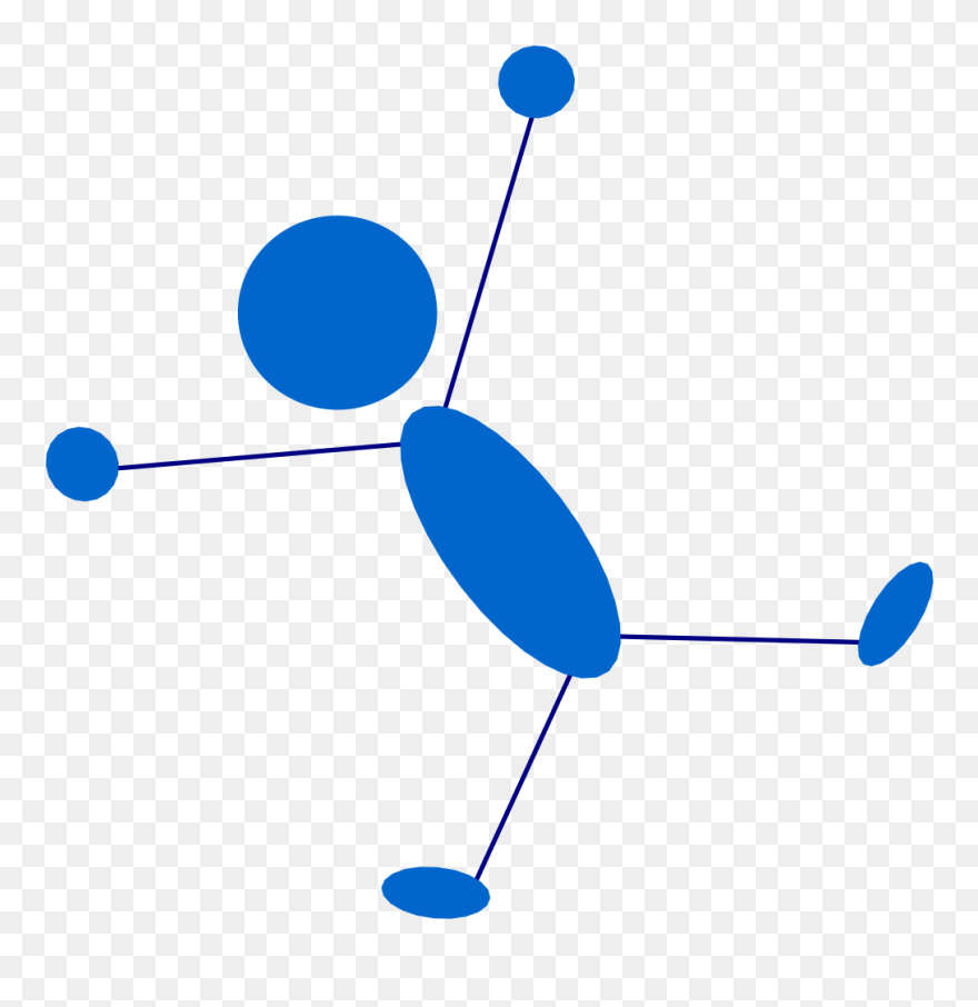 Free Vector Blue Man Laying Down Clip Art - Png Download