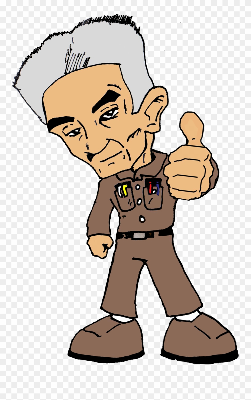 Cartoon Illustration Of Doc Morris - Cartoon Clipart