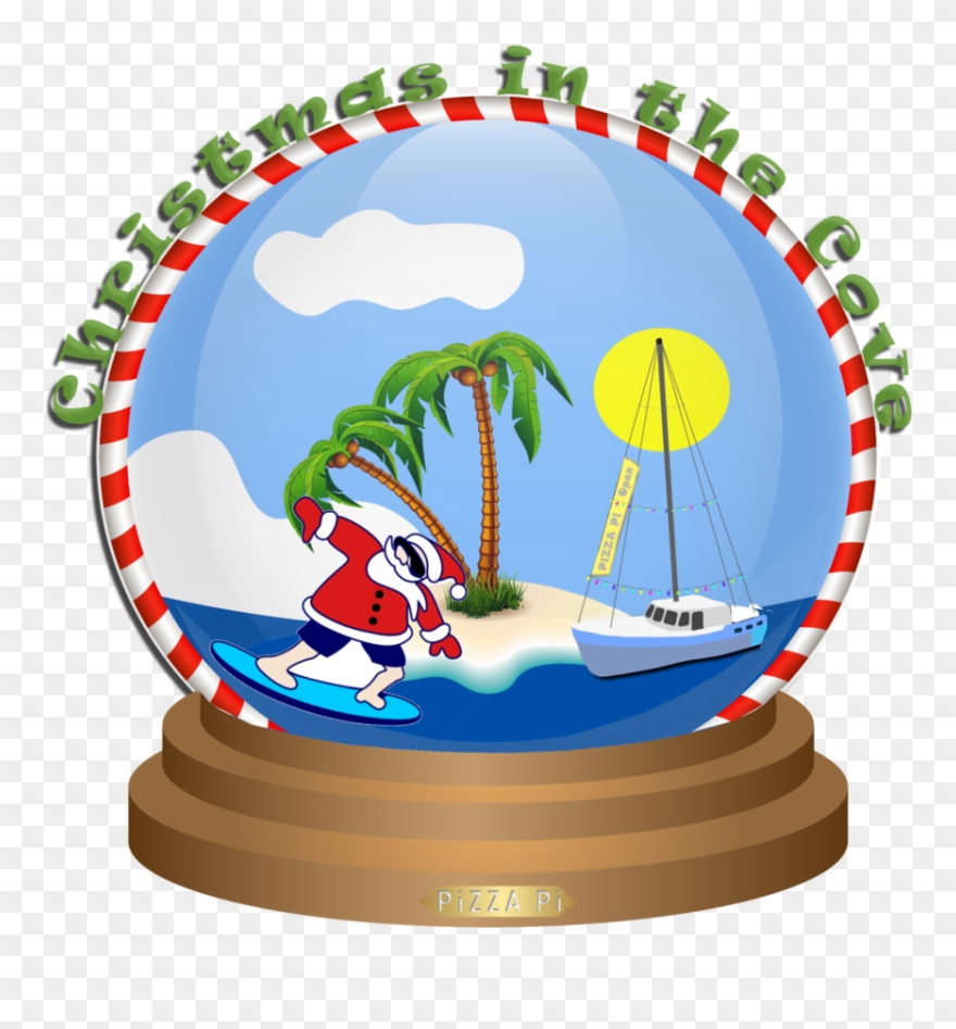 Christmas In The Cove - Saucer Clipart