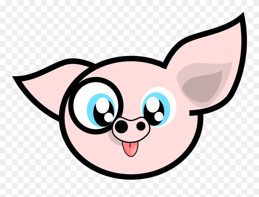 Crazy Pig Clipart