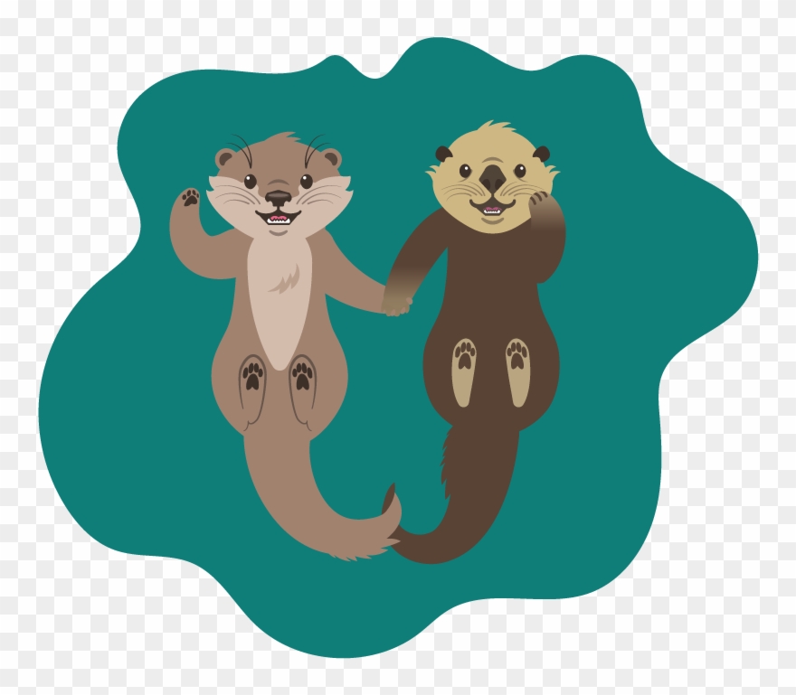 Otter Clipart Transparent - Clip Art Otter Transparent - Png Download