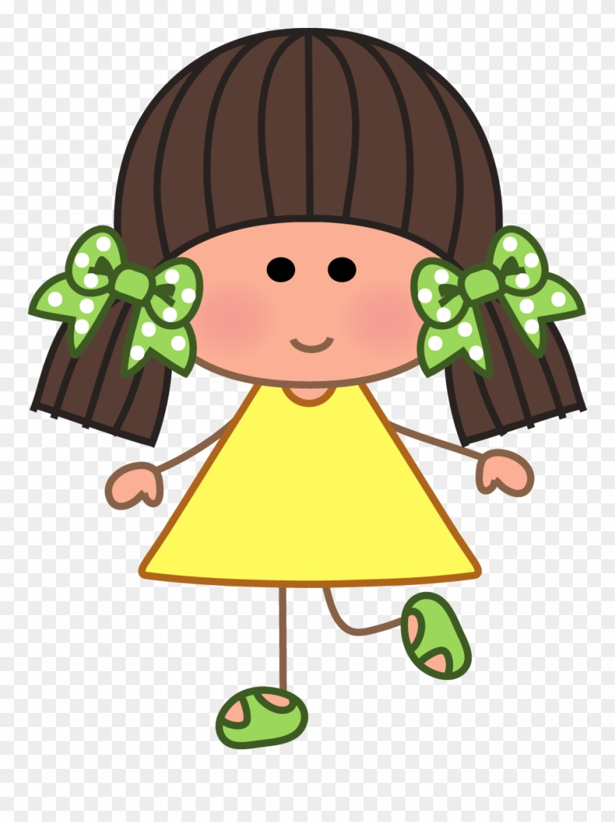 Colors Clipart Stick Figure - Desenhos De Meninos E Meninas Coloridos - Png Download