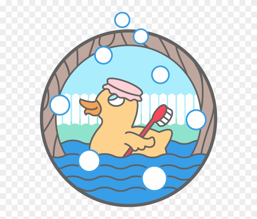 Bushwhacked Backyard Bathtub Clipart