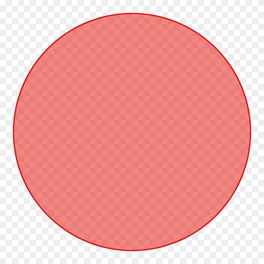 Red Circle - Colored Circles Transparent Background Clipart