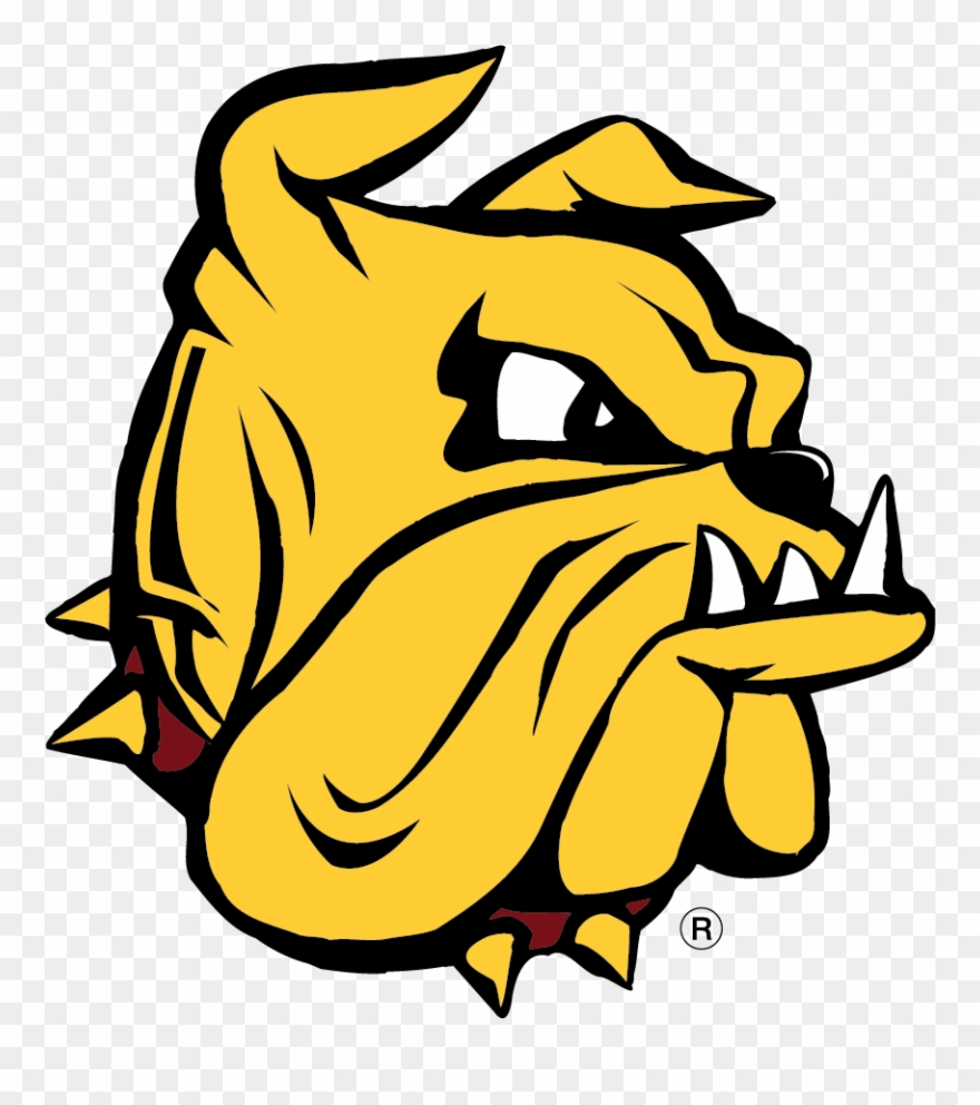 Champ, The Bulldog - Umd Bulldogs Hockey Clipart