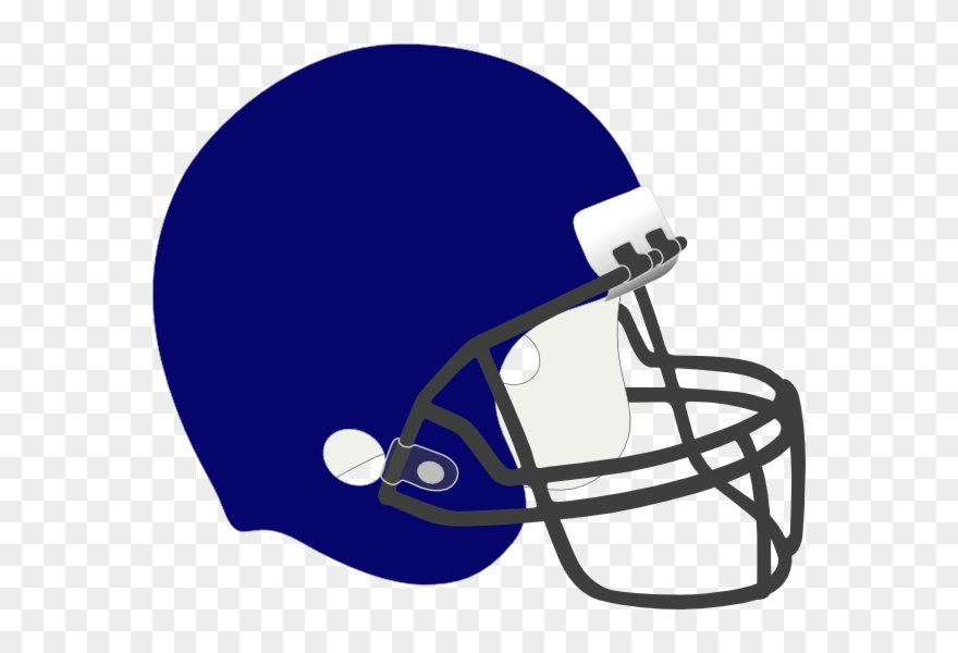 Blue Football Helmet Clipart - Png Download