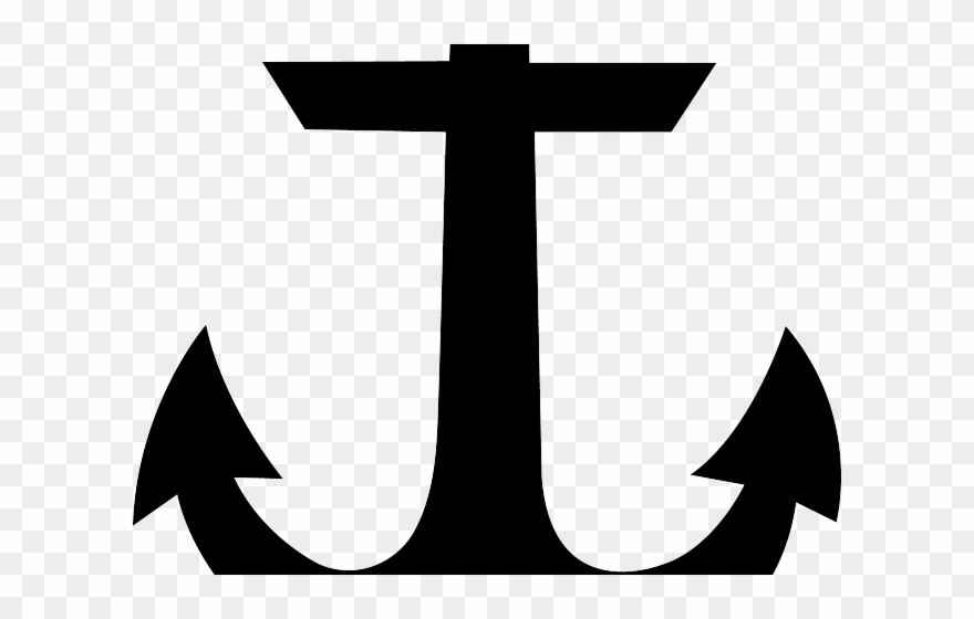 Navy Clipart Simple Anchor - Png Download