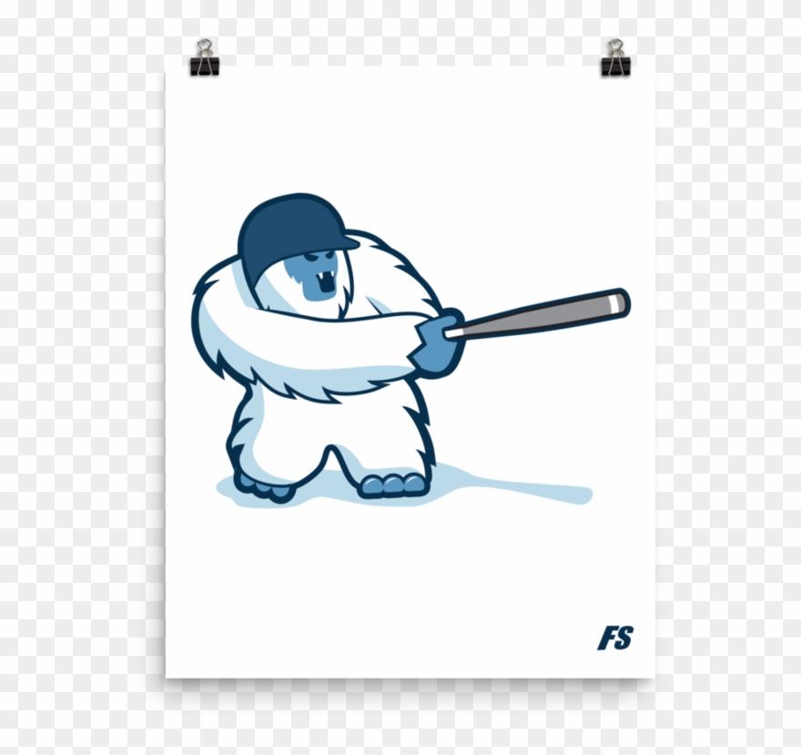 Baseball Everest Premium Matte Poster - Design Clipart