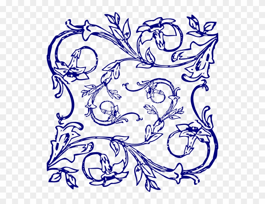 Floral Tile - Floral Tile Png Clipart