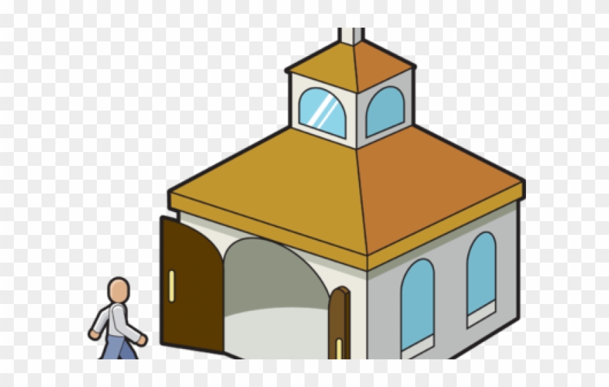 Church Clipart - Ir A La Iglesia Animado - Png Download