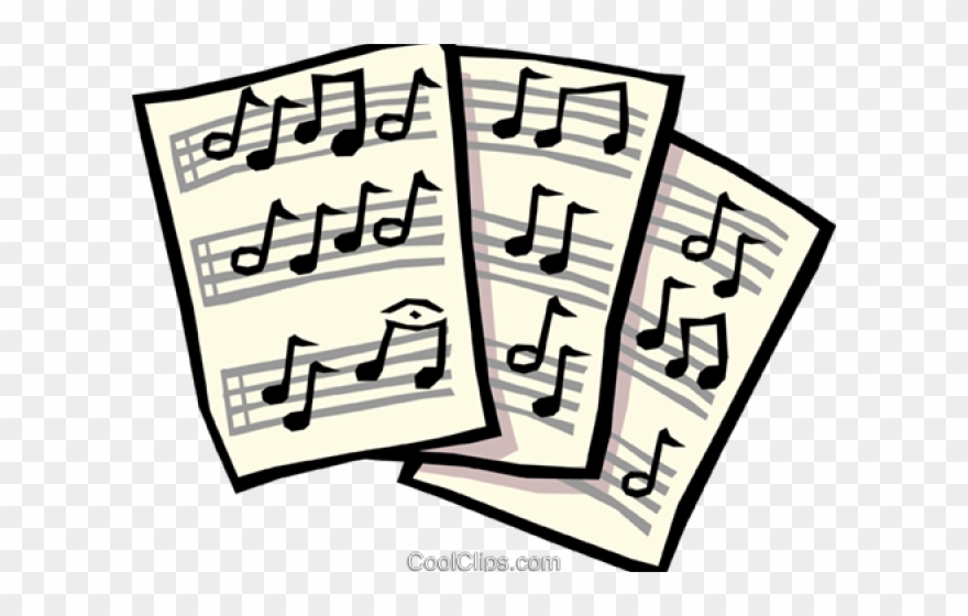 Music Sheet Clip Art - Png Download
