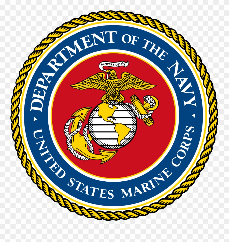 Marine Corps Emblem Clip Art - Marine Corps Logo - Png Download