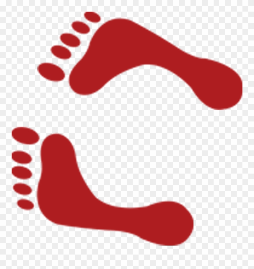 Footprint Transprent Png Free - Suede Peep-toe Chunky Heel Beads Ankle Strap Sandals Clipart