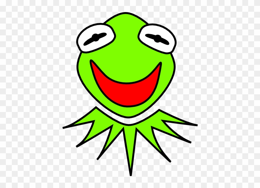 Kermit The Frog Clipart - Kermit The Frog Head Transparent Background - Png Download