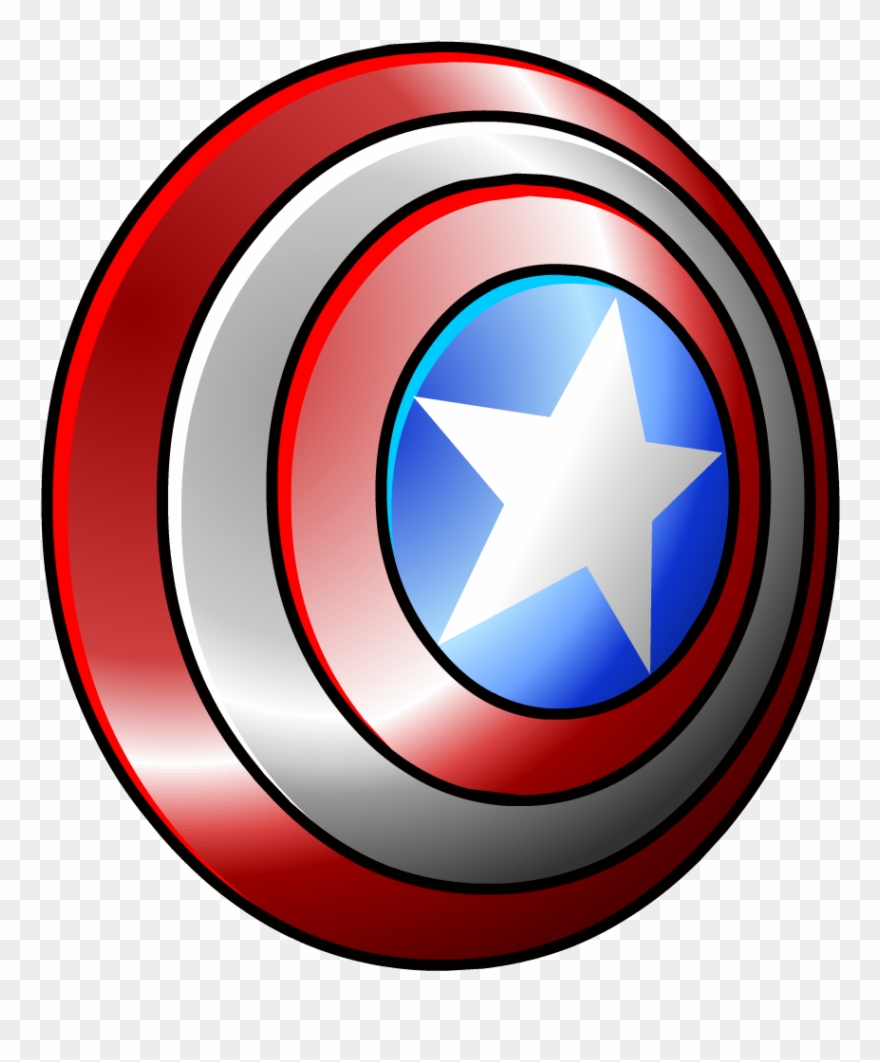 Captain America Shield - Captain America's Shield Png Clipart