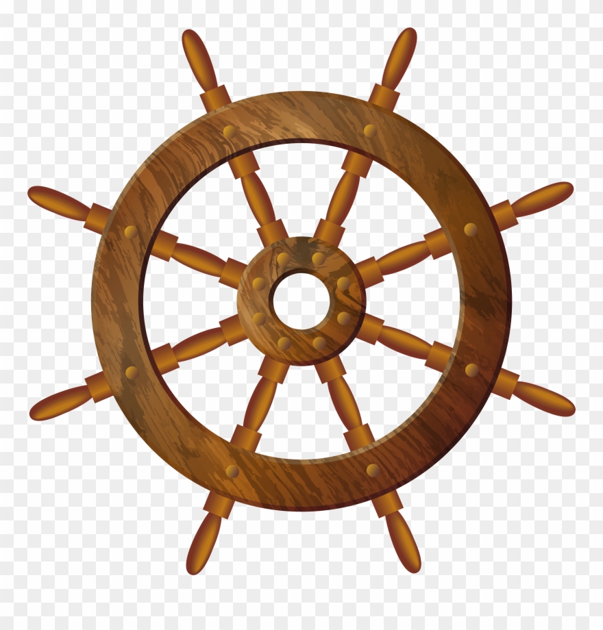 Wooden Wheel, Paint Shop, Art Images, Clip Art, Nautical, - Ships Wheel Transparent Background - Png Download