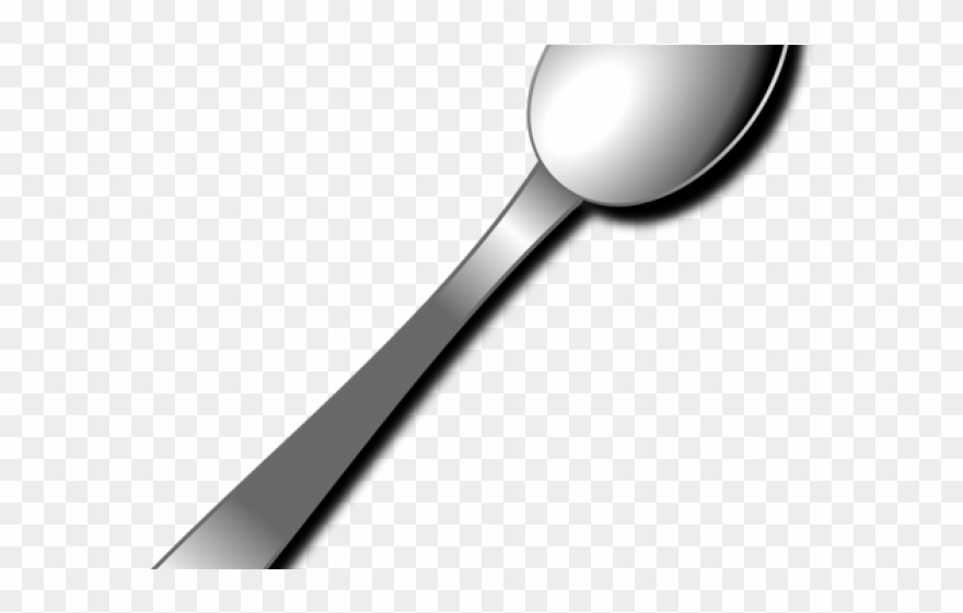 Spoon Clipart Metallic - Png Download