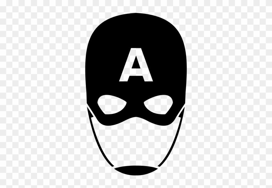Captain America Rubber Stamp Clipart