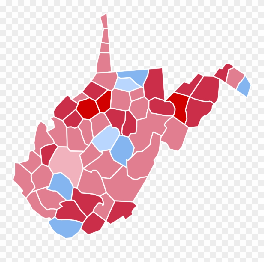 West Virginia Presidential Election Results Clipart