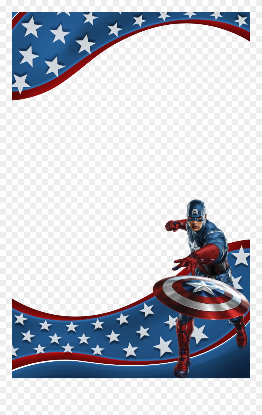Marco De Fotos Capitan America Clipart