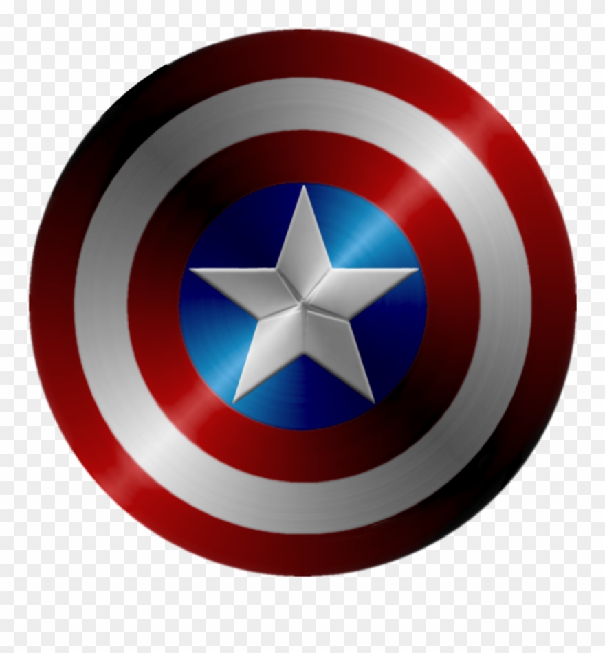 Download Clipart Black And White Stock Free Cliparts - Captain America Shield Without Background - Png Download