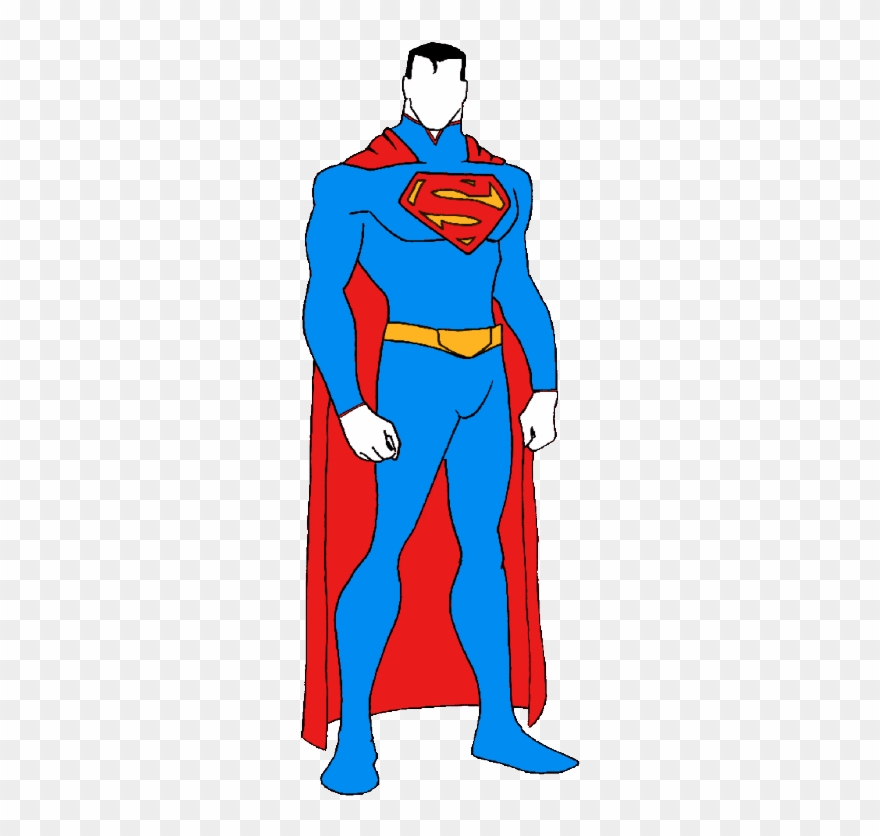 Newsuperman - Superman Costume Clipart - Png Download