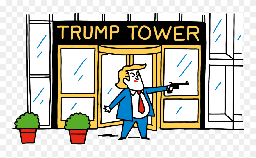 Illustration By Mathieu De Muizon - Mathieu De Muizon Trump Clipart