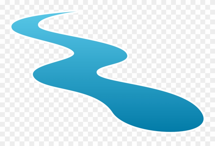 Free Vector Graphic Water Stream River Creek Flow Clipart - Png Download