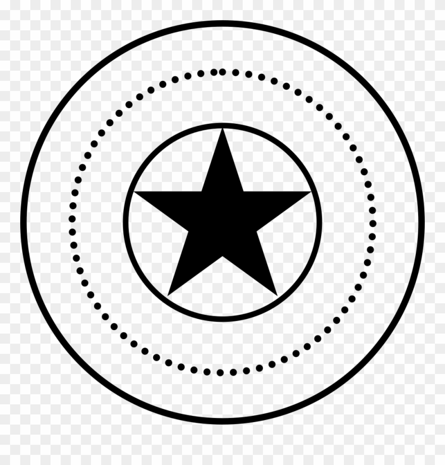 Png Icon Free - Dibujo Escudo De Capitan America Clipart