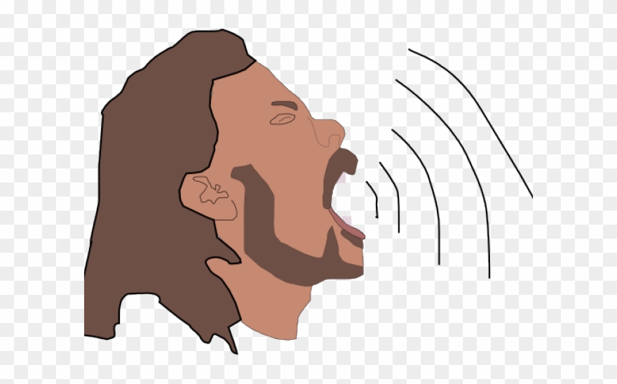 Politics Clipart Deep Voice - رجل يصرخ كرتون - Png Download