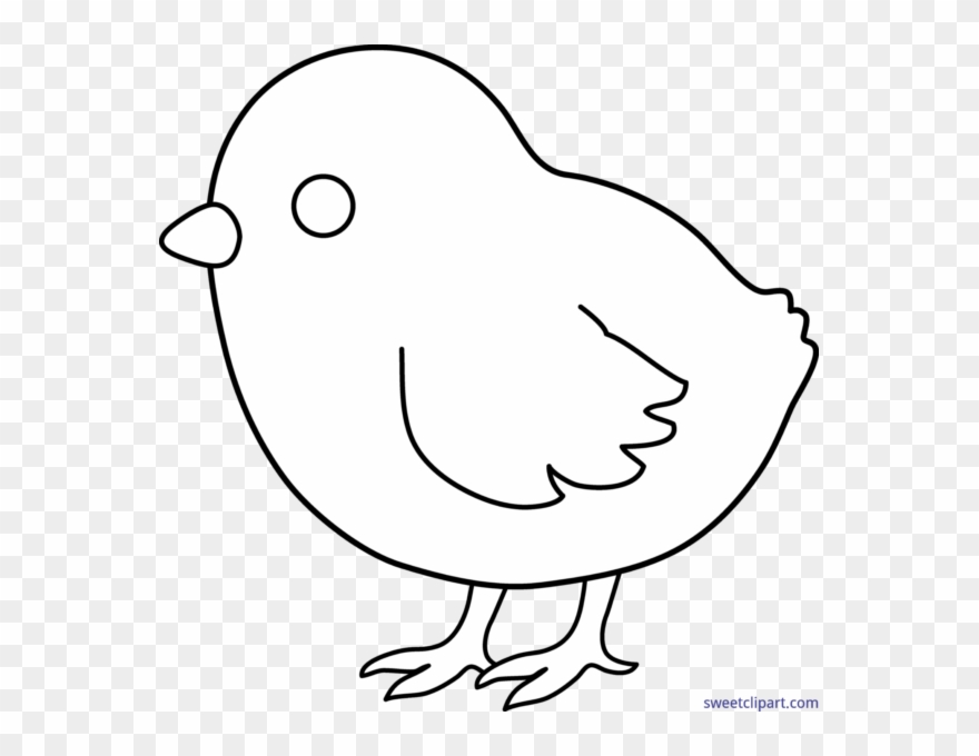 Sweet Clip Art Page Of Cute Free - Chick Clipart Png Transparent Png