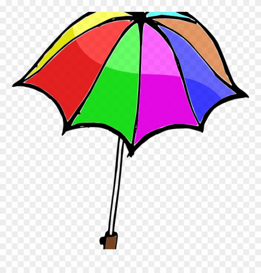 Umbrella Clipart Umbrella Clipart I Love Rainbows Pinterest - Umbrella Clipart - Png Download