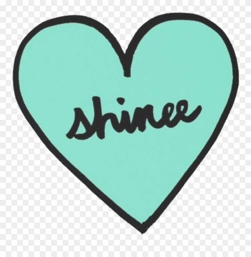 Shinee Sticker Kpop Music Shawol Heart Korean Jonghyun - Shinee Stickers Png Clipart