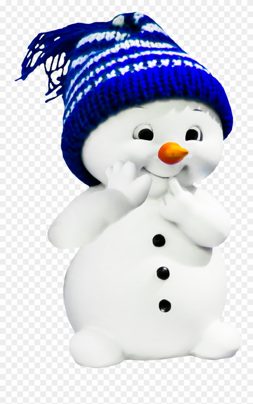 Snow Man Champagne - Snow Man Clipart
