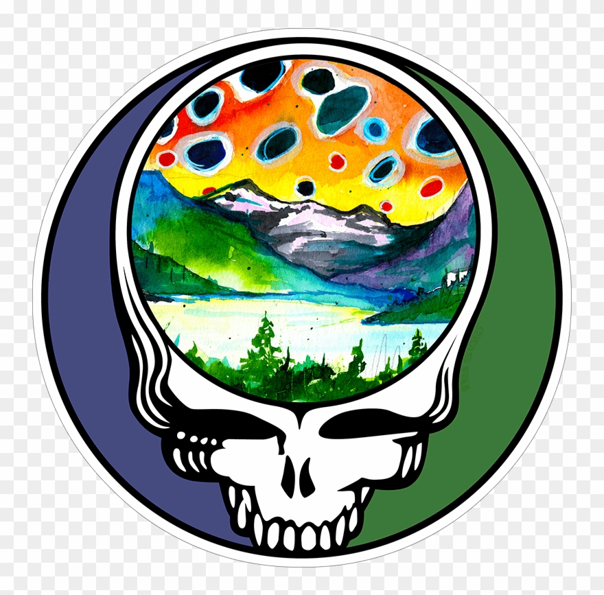 Fly Slaps Ryan Keene Steal Your Face Brown Trout Landscape Clipart