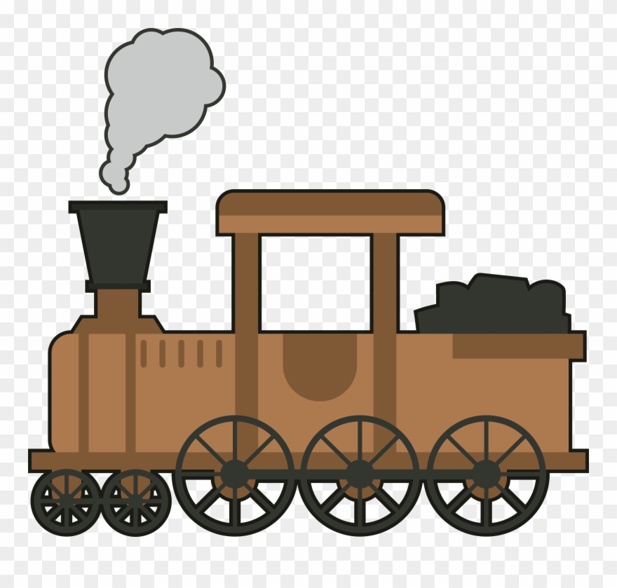 Train Rail Png Pic - Gambar Kereta Api Kartun Png Clipart
