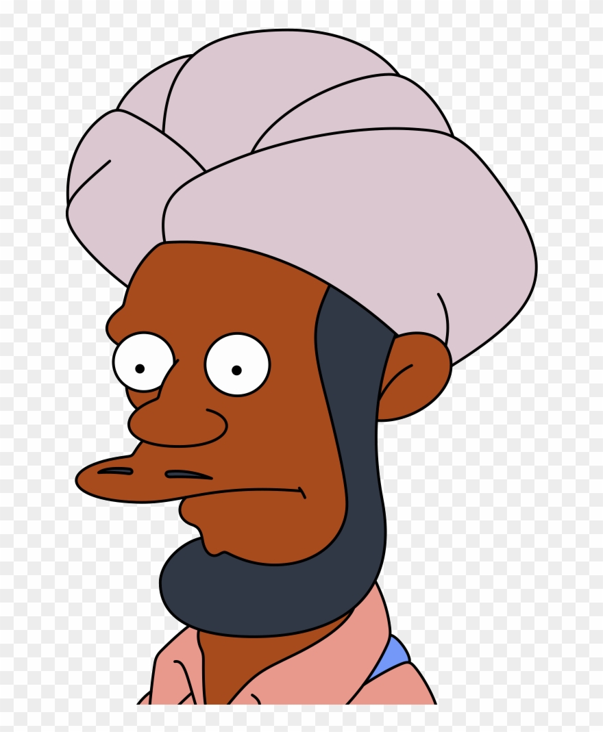 Li'l Valu-mart Clerk - Sikh Simpson Clipart