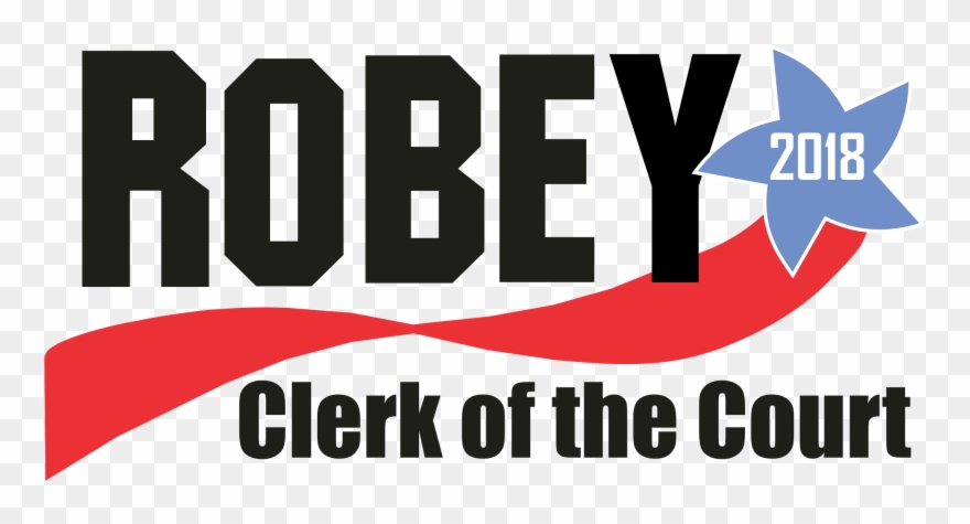 Robey For Clerk Of The Court - Bozita Clipart