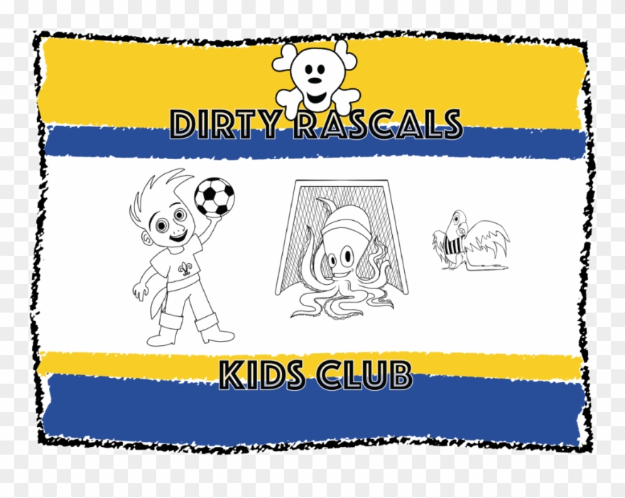2018 Dirty Rascals Kids Club Membership - Cartoon Clipart