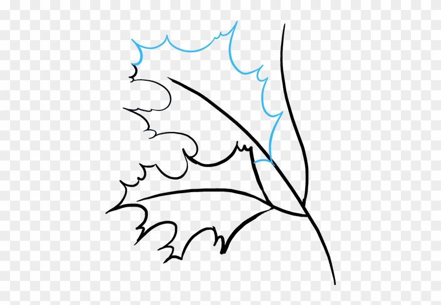 How To Draw Fall Oak Clipart