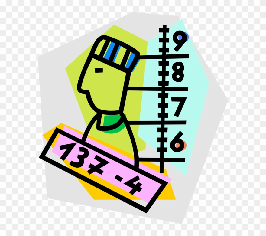 Vector Illustration Of Criminal Mug Shot Law Enforcement - Prison Clipart