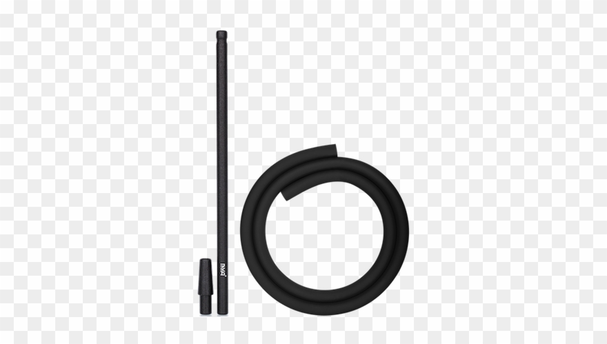 Mya® Stick Aluminium & Matte Silicone Hose Set - Aluminium Matte Clipart