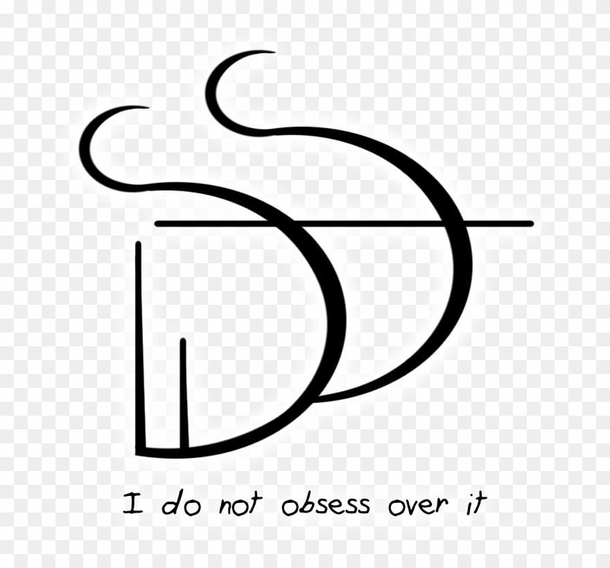 “i Do Not Obsess Over It” Sigil Requested By Anonymous - Sigil Clipart