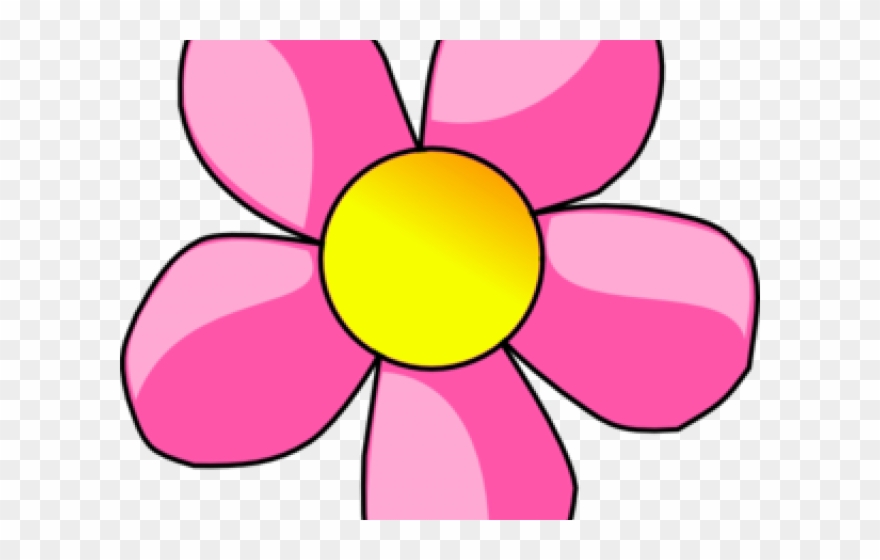 Flower Clipart Simple - Light Blue Clipart Flower - Png Download