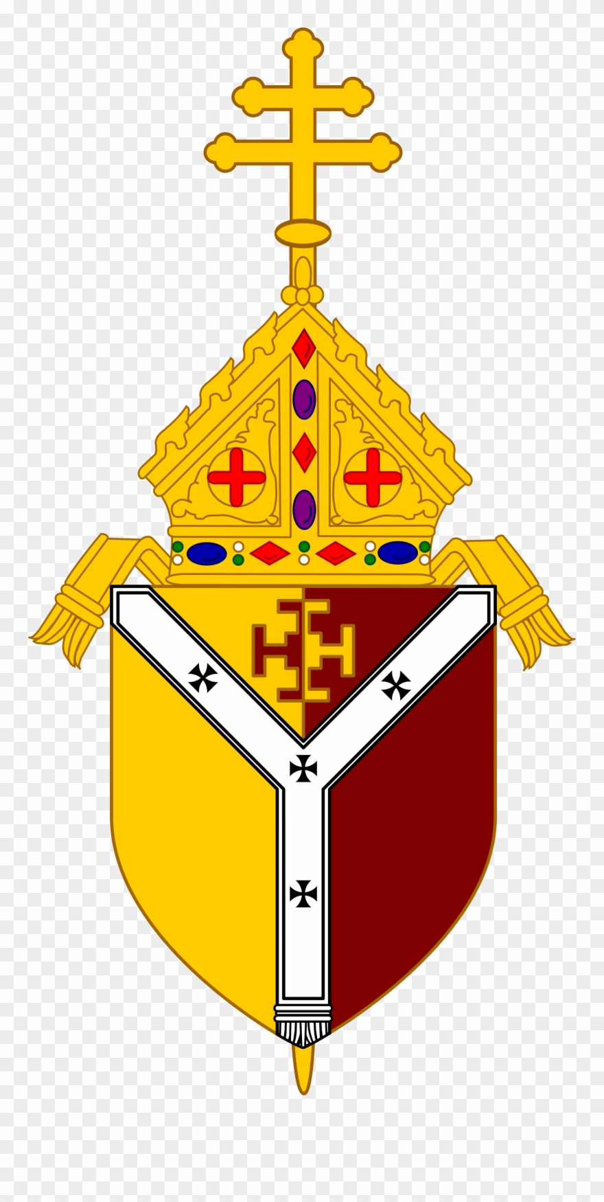 Open - Archbishop Of Birmingham Coat Of Arms Clipart