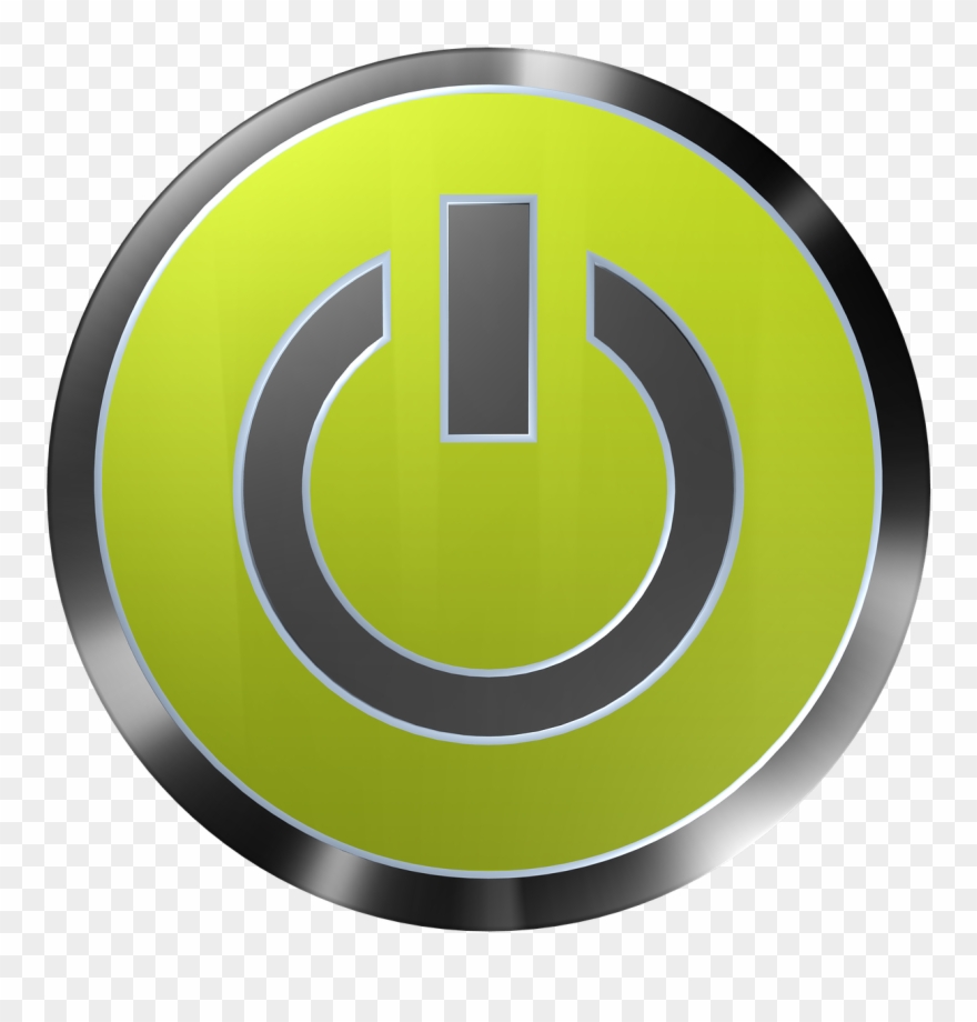 Button Power Power Button Switch Png Image - Logo Power Symbol Png Clipart