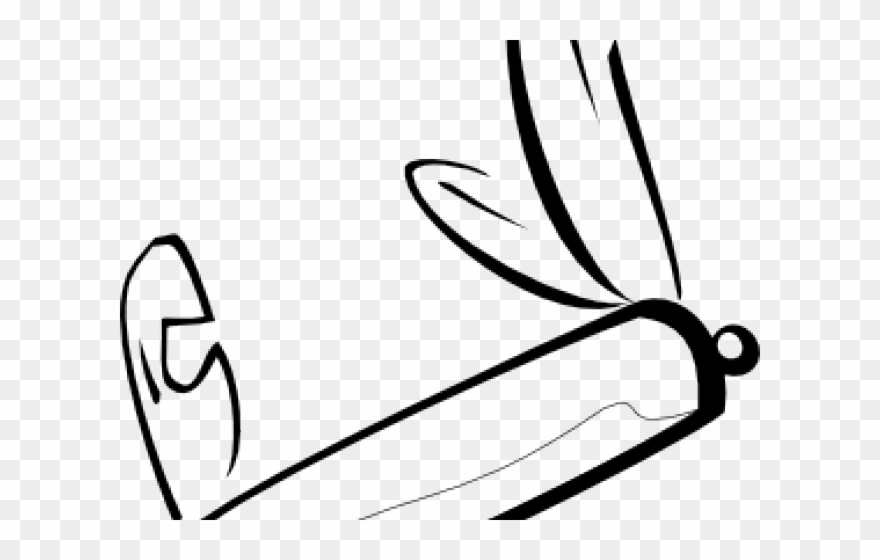 Knife Clipart Line Art - Swiss Army Knife - Png Download