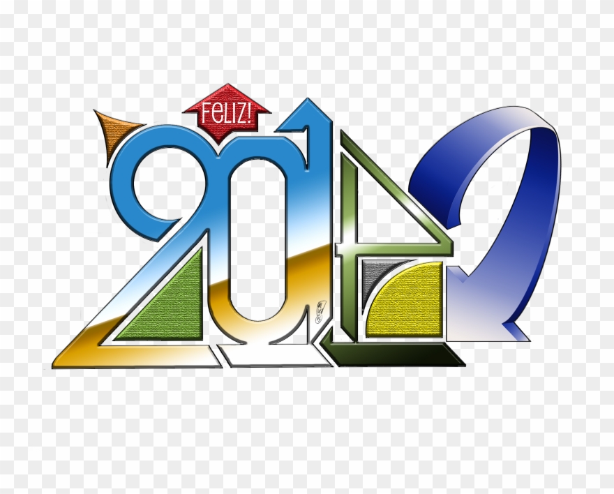 Un Saludo Y Prospero Año Nuevo Clipart