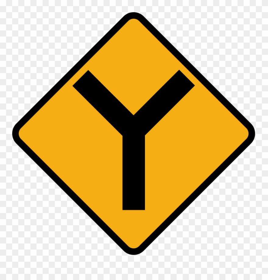 Open - Road Sign For Level Crossing Clipart