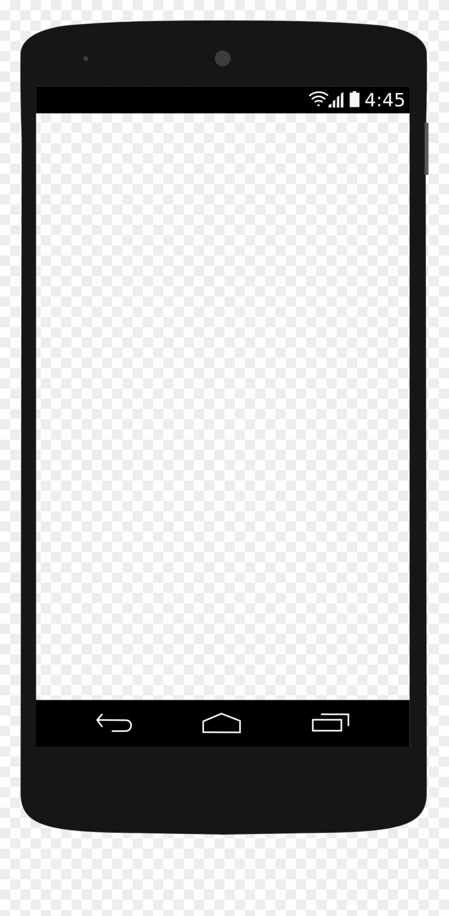 Big Image - Nexus Phone Clipart - Png Download